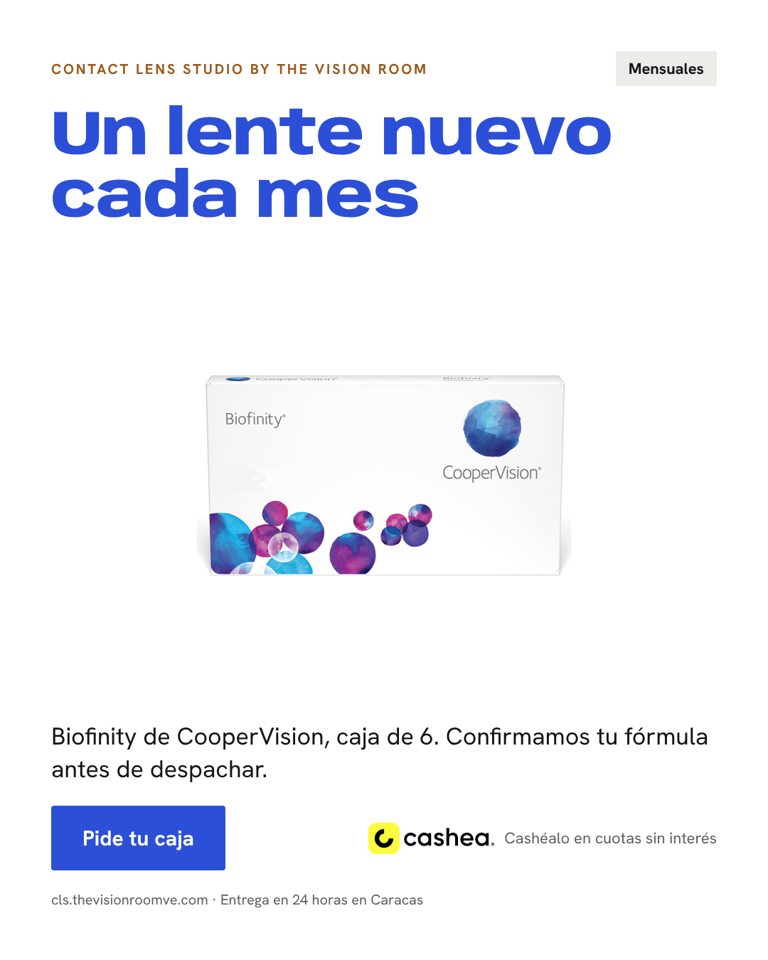 Biofinity Mensual Premium Rx