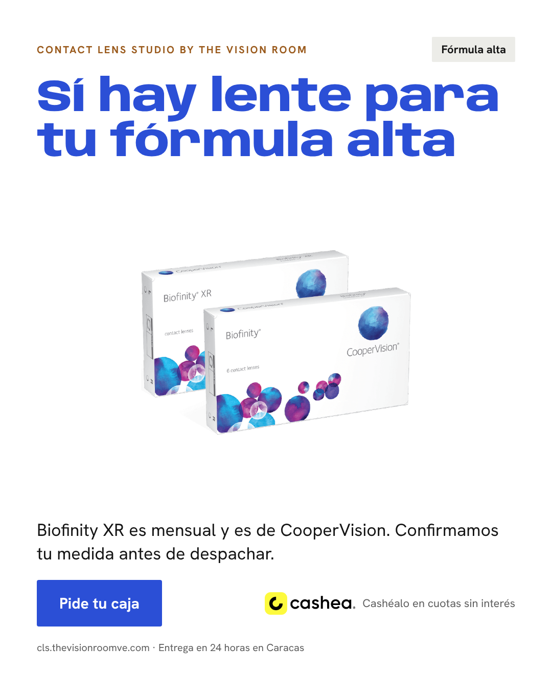 Biofinity XR Rango Extendido
