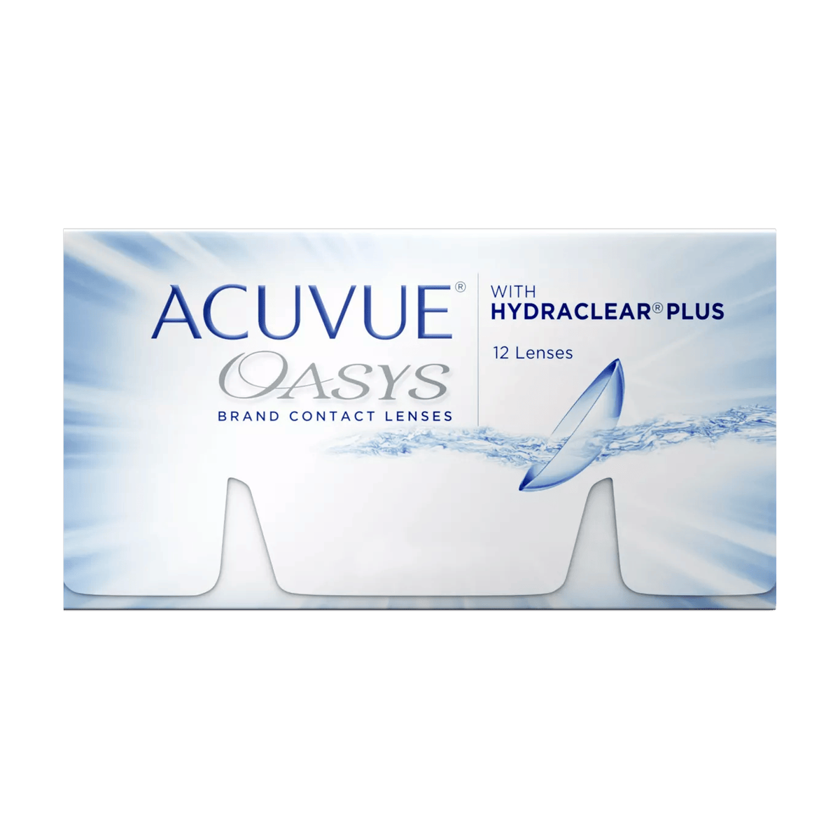 Caja de lentes de contacto Acuvue Oasys de Johnson & Johnson, 12 lentes
