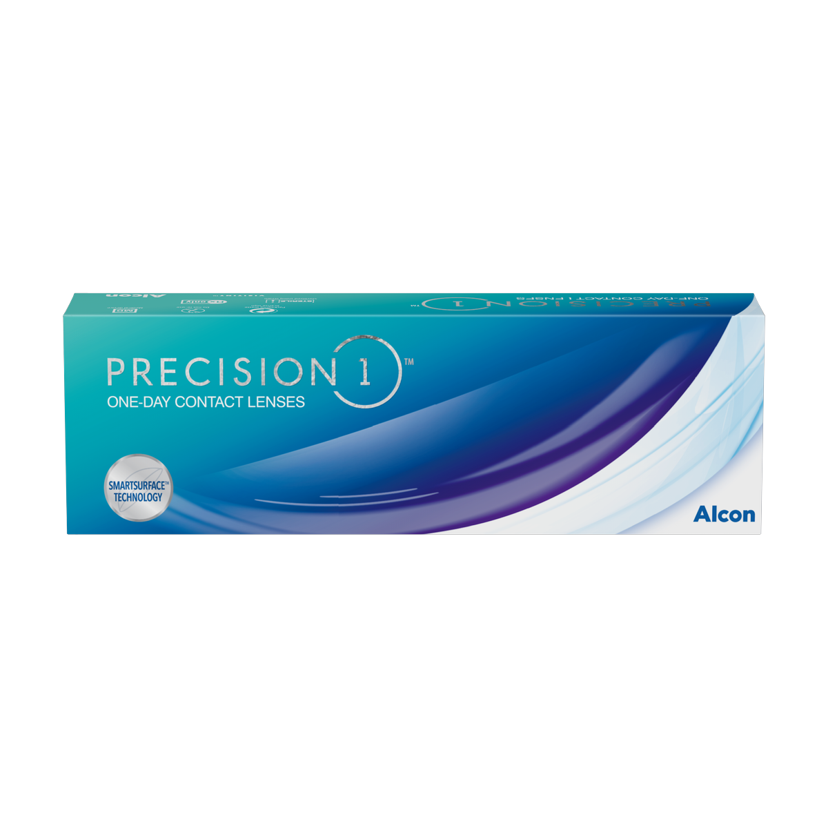 Caja de lentes de contacto diarios Precision1 de Alcon, 30 lentes
